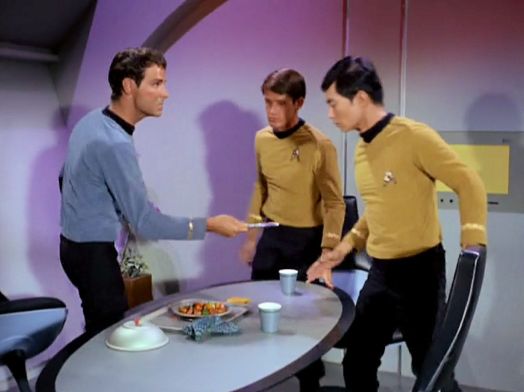Screen shot from Star Trek episode 